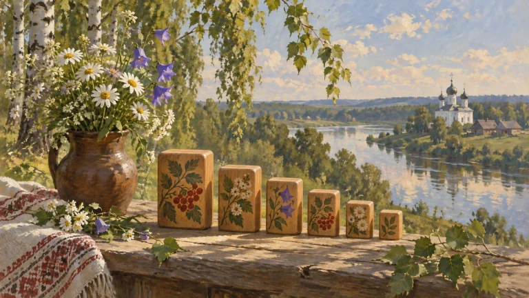 Painted illustration for Numbers in Russian: A Quick Guide
