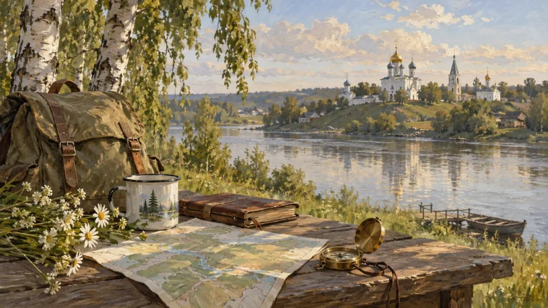 Painted illustration for Basic Russian Phrases for Travelers and Beginners